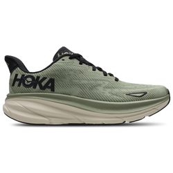 Men Shoes - Hoka Clifton 9 - Sea Moss-Forest Lichen-White