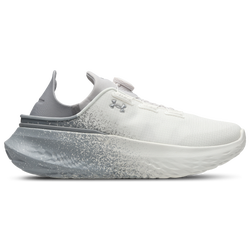 Men Shoes - Under Armour Ua Slipspeed Mega Fade - White-Steel-Metallic Silver