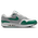 Nike Air Max 1 - Herren Schuhe Platinum Tint-Evergreen Aura-Lt Smoke Grey
