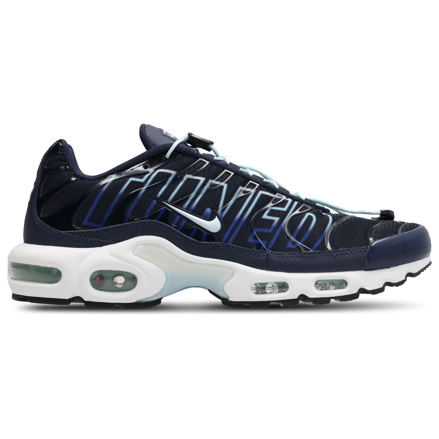 Nike Tuned Sneakers Heren - Blauw - Leer, Synthetisch Blue