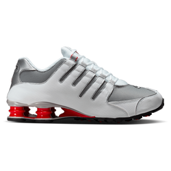 Herren Schuhe - Nike Shox NZ - White-Metallic Silver-Sport Re