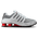 Nike Shox NZ - Heren Schoenen White-Metallic Silver-Sport Re