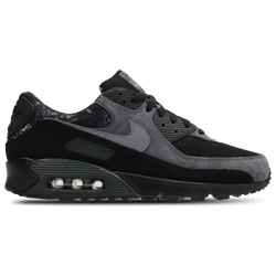 Men Shoes - Nike Air Max 90 - Black-Mtlc Cool Grey-Dk Smoke