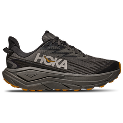 Men Shoes - Hoka Challenger 8 - Asphalt Grey-Varsity Yellow-Grey
