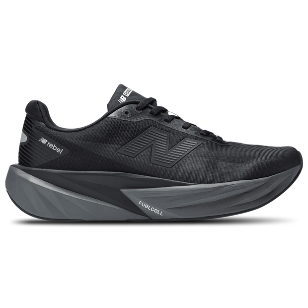 New Balance Men's FuelCell Rebel v5 Running Shoes - Black/Grey - MFCXLC5
