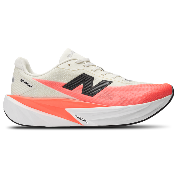 New Balance Men's FuelCell Rebel v5 Running Shoes - Red/White - MFCXLV5