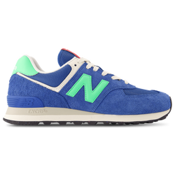 Men Shoes - New Balance 574 - Blue Agate-Lime Leaf