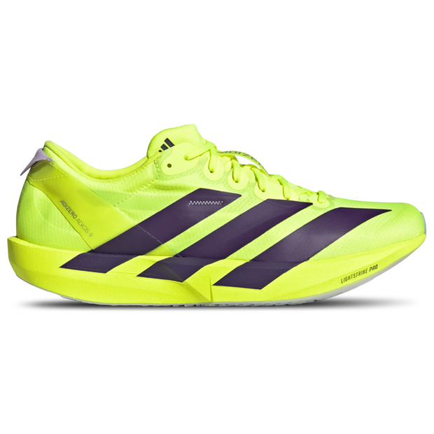 Adidas Adizero Adios 9 Homme - Baskets, Jaune - Pointure 40 - Maille/synthétique - JQ0776
