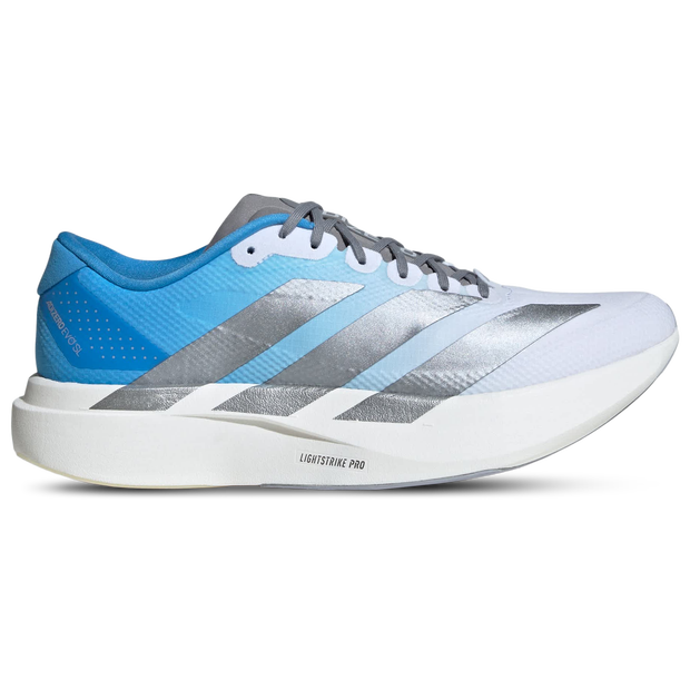 Adidas Adizero EVO SL Homme - Baskets, Blanc - Pointure 40 - Maille/synthétique - KJ1996