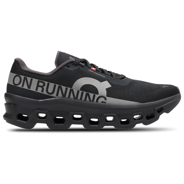 On Cloudmonster Sneakers Heren - Zwart - Maat 44 - Mesh/Synthetisch
