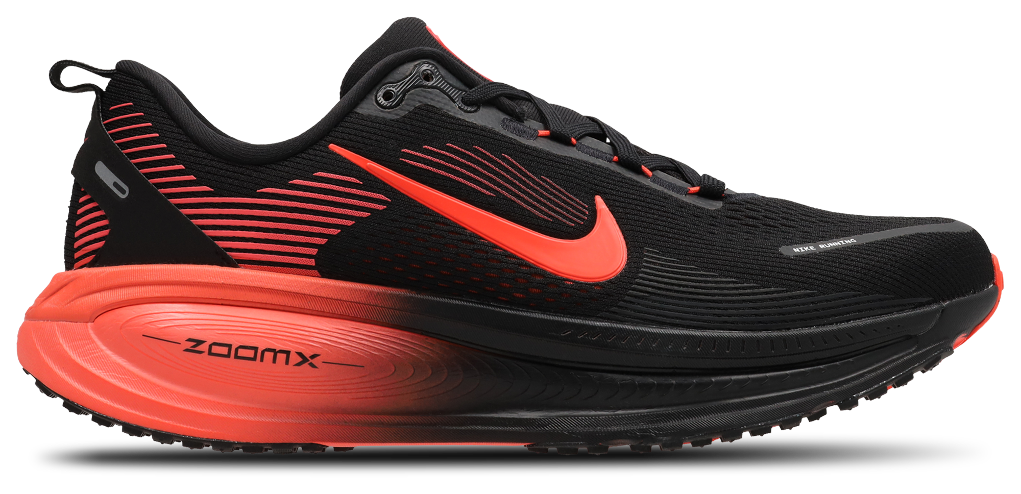 Nike Vomero 18 - Men Shoes (Black-Bright Crimson-University Red)