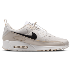 Men Shoes - Nike Air Max 90 - White-Black-Lt Orewood Brn