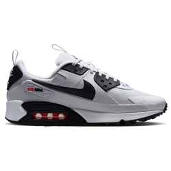 Men Shoes - Nike Air Max 90 - Pure Platinum-Black-Bright Crimson