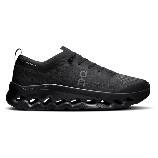 On Cloudtilt Moon - Men's Black Mesh Running Shoes - Size 10.5