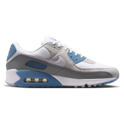 Men Shoes - Nike Air Max 90 - White-Light Smoke Grey
