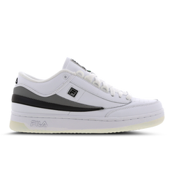 Men Shoes - Fila T1 Mid - White-Grey-Silver