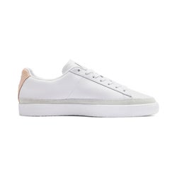 Men Shoes - Puma Basket Trim - White-White-Gold