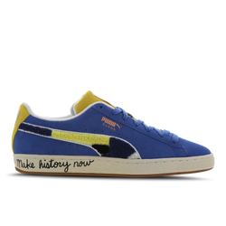 Men Shoes - Puma Suede - Blue-Yellow