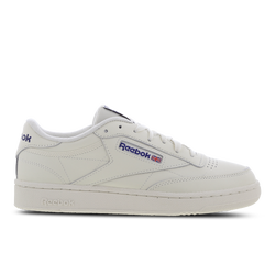 Men Shoes - Reebok Club C 85 - Chalk-Chalk-Classic Cobalt