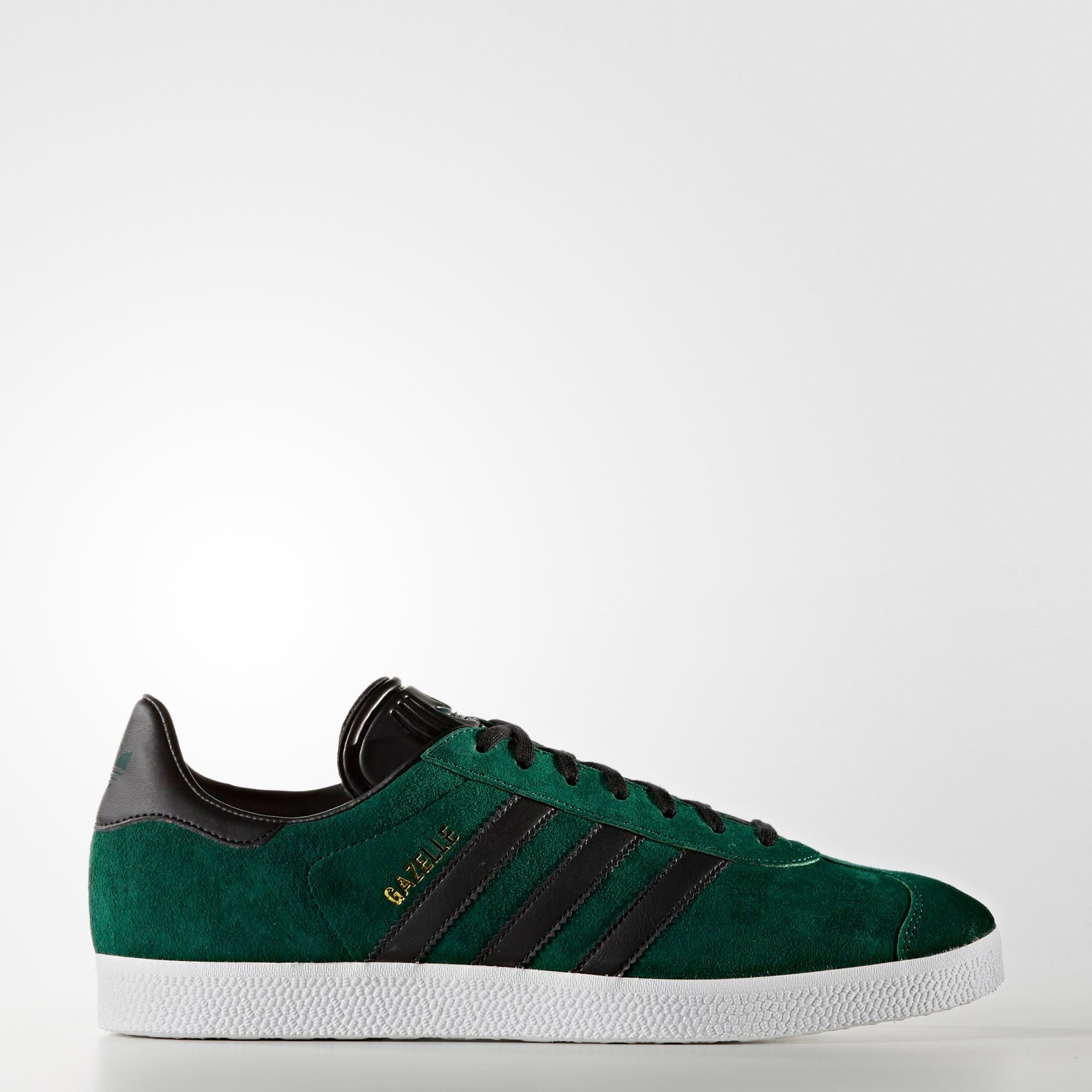 Adidas gazelle green black and white sale