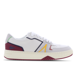 Men Shoes - Lacoste L001 - White-Burgundy-White