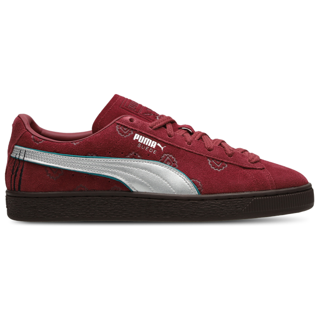 Puma Suede Herren Schuhe - Rot - Größe: 40.5 - Wildleder - Foot Locker