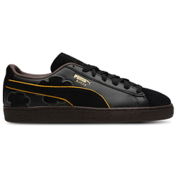 Men Shoes - Puma Suede One Piece - Black-Team Regal Red