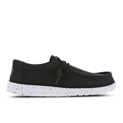 Uomo Scarpe - HEYDUDE Wally Slub Canvas - Black-Black