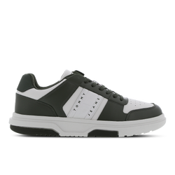 Homme Chaussures - Tommy Jeans Cupsole Ess - Pewter Green-Ecru