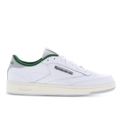 Men Shoes - Reebok Club C 85 - White-Chalk-Dark Green