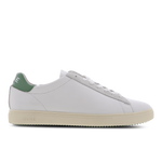 White Leather-Loden Green-White