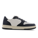 Navy Leather-Off White-White