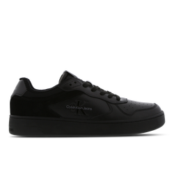 Men Shoes - Calvin Klein Basket Low - Triple Black-Triple Black