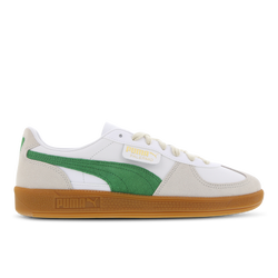 Men Shoes - Puma Palermo - White-Vapor Gray-Archive Green