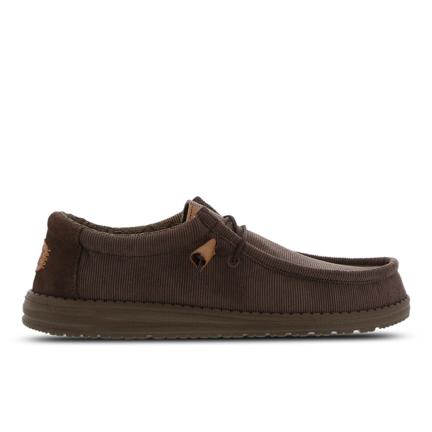 Image of HEYDUDE Wally Corduroy male Scarpe - Marrone - Lana - Foot Locker035