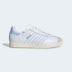 Homme Chaussures - adidas Gazelle - Cloud White-Glow Blue-Off White