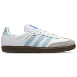 Men Shoes - adidas Samba OG - White-Clear Sky-Blue