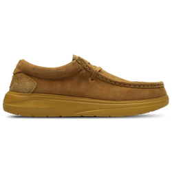 Men Shoes - HEYDUDE Wally X Suede - Golden Yellow-Golden Yellow