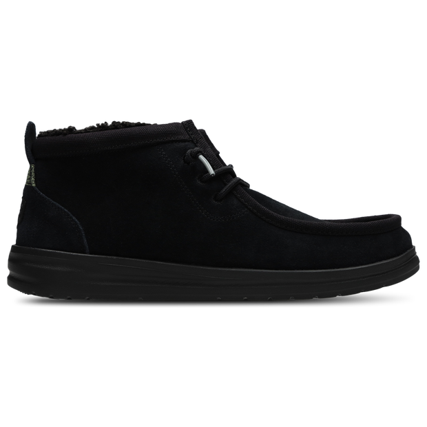 Image of HEYDUDE Wally Mid Gripr Warmth male Scarpe - Nero - Scamosciato - Foot Locker035