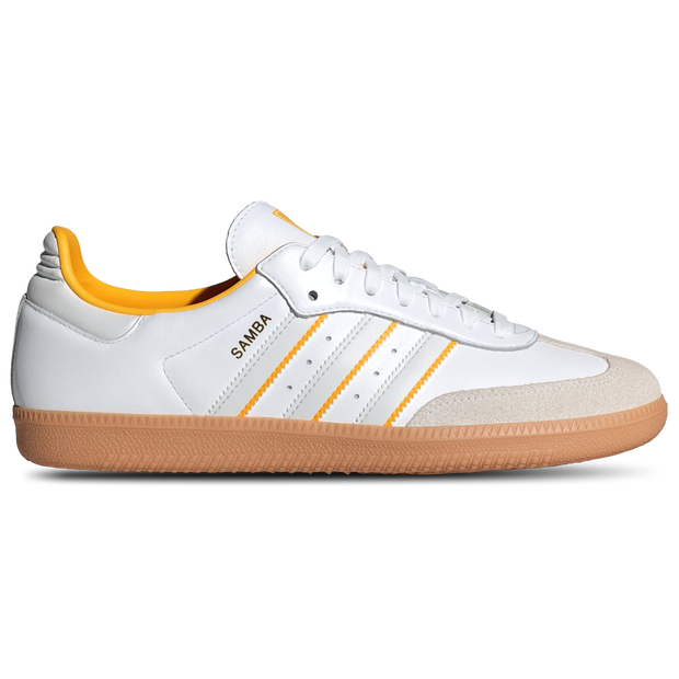 Adidas Samba OG in White/Crystal White/Crew Yellow - ID1479