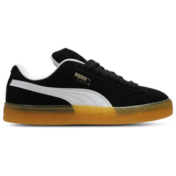 Men Shoes - Puma Suede Xl Dark Risk - Black-White