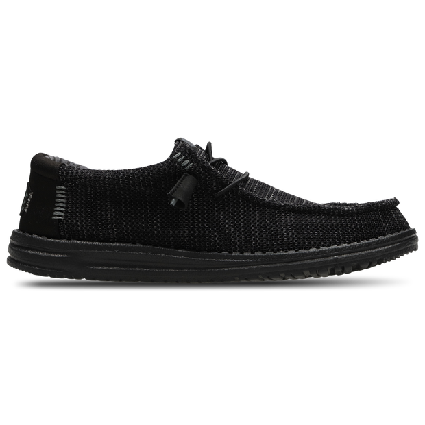 Image of HEYDUDE Wally Stretch Sox male Scarpe - Nero - Tela - Foot Locker035