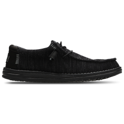 Men Shoes - HEYDUDE Wally Stretch Sox - Black-Black