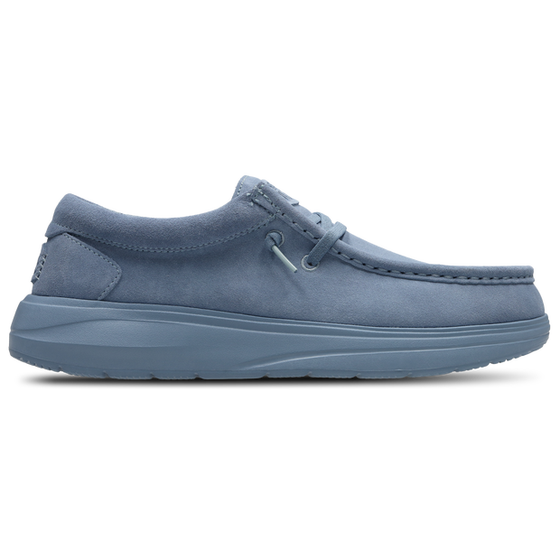 Image of HEYDUDE Suede male Scarpe - Blu - Tela - Foot Locker035