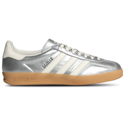 Herren Schuhe - adidas Gazelle Indoor - Silver Metallic-Core White