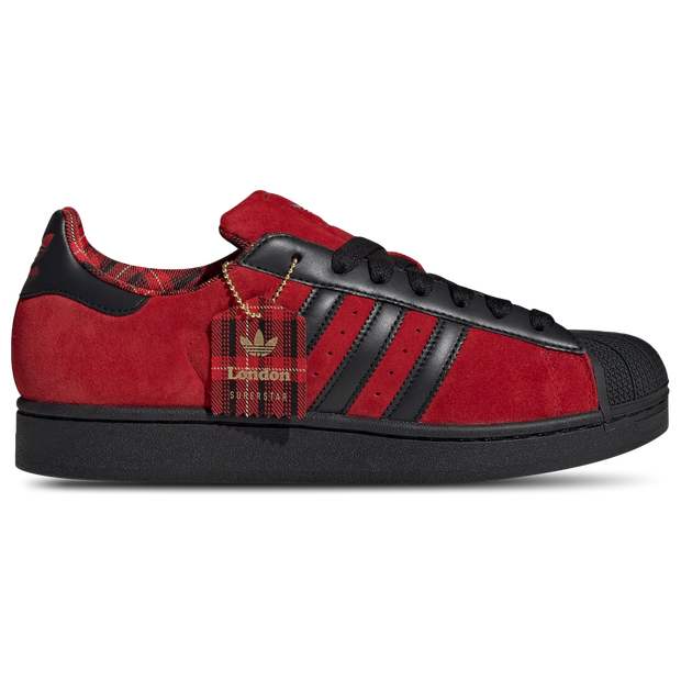 Adidas Superstar herensneaker rood
