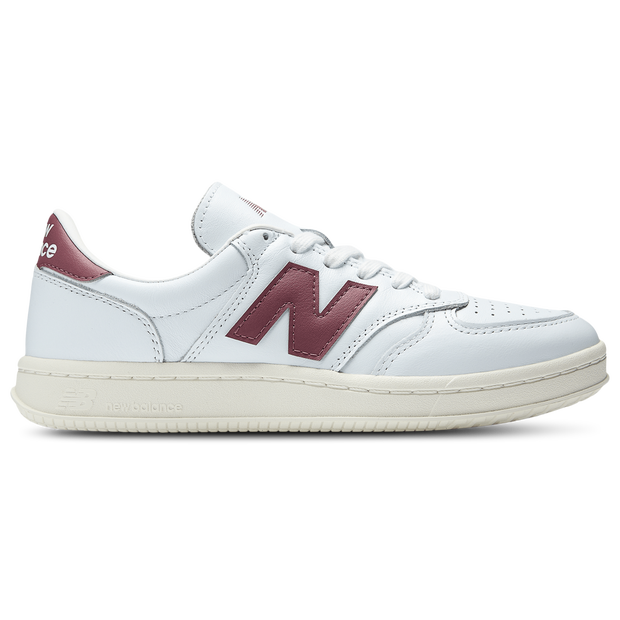 New Balance Unisex T500 Sneakers - White/Red - CT500LPB