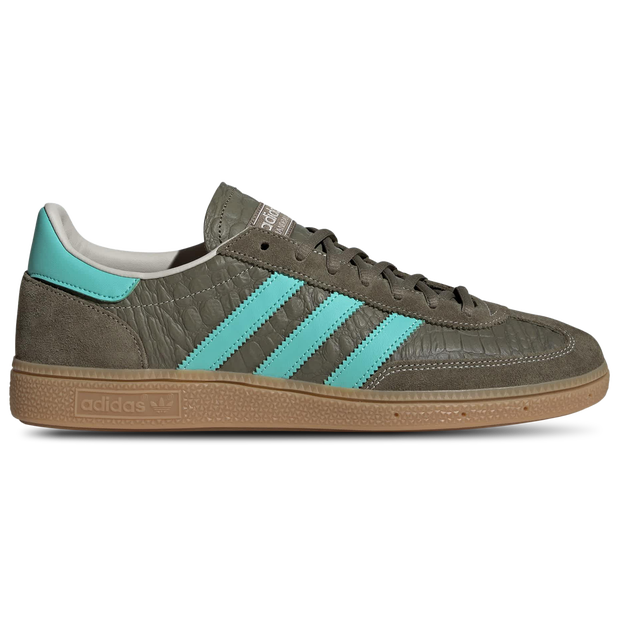 Adidas Handball Spezial, Men's Green Leather Court  Shoes,  Size 9
