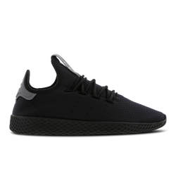 Men Shoes - adidas Pharrell Williams Tennis Hu - Black-Black-Grey