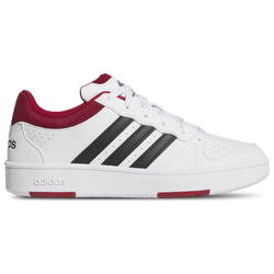 Men Shoes - adidas Hoops Classic - Cloud White-Team Victory Red
